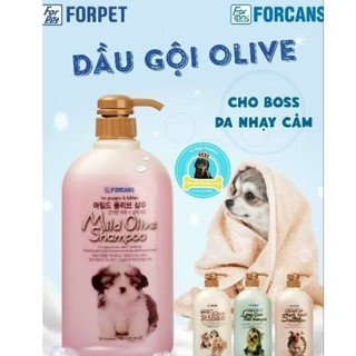 Sữa tắm cho chó mèo con chiết xuất olive forbis forcans 750ml