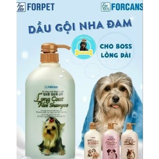 Sữa tắm dưỡng lông nha đam chuyên dùng cho chó lông dài forbis forcans long coat shampoo 750ml