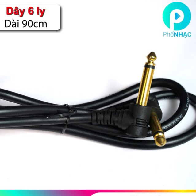 Dây 6 ly micro, dây mic 2 đầu 6ly | Phố Nhạc