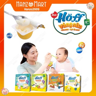 Váng sữa Hoff sữa non / óc chó / vani / hạt dẻ cho bé (lốc 4 hộp)