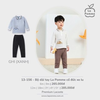 Bộ Dài Tay La Pomme Chất Cotton Cho Bé – Đồ Bộ Trẻ Em Thu Đông, Thời Trang Bé Trai Bé Gái