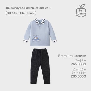Bộ Dài Tay La Pomme Chất Cotton Cho Bé – Đồ Bộ Trẻ Em Thu Đông, Thời Trang Bé Trai Bé Gái