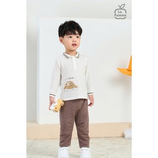 Bộ Dài Tay La Pomme Chất Cotton Cho Bé – Đồ Bộ Trẻ Em Thu Đông, Thời Trang Bé Trai Bé Gái