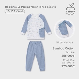 Bộ Dài Tay La Pomme Chất Cotton Cho Bé – Đồ Bộ Trẻ Em Thu Đông, Thời Trang Bé Trai Bé Gái