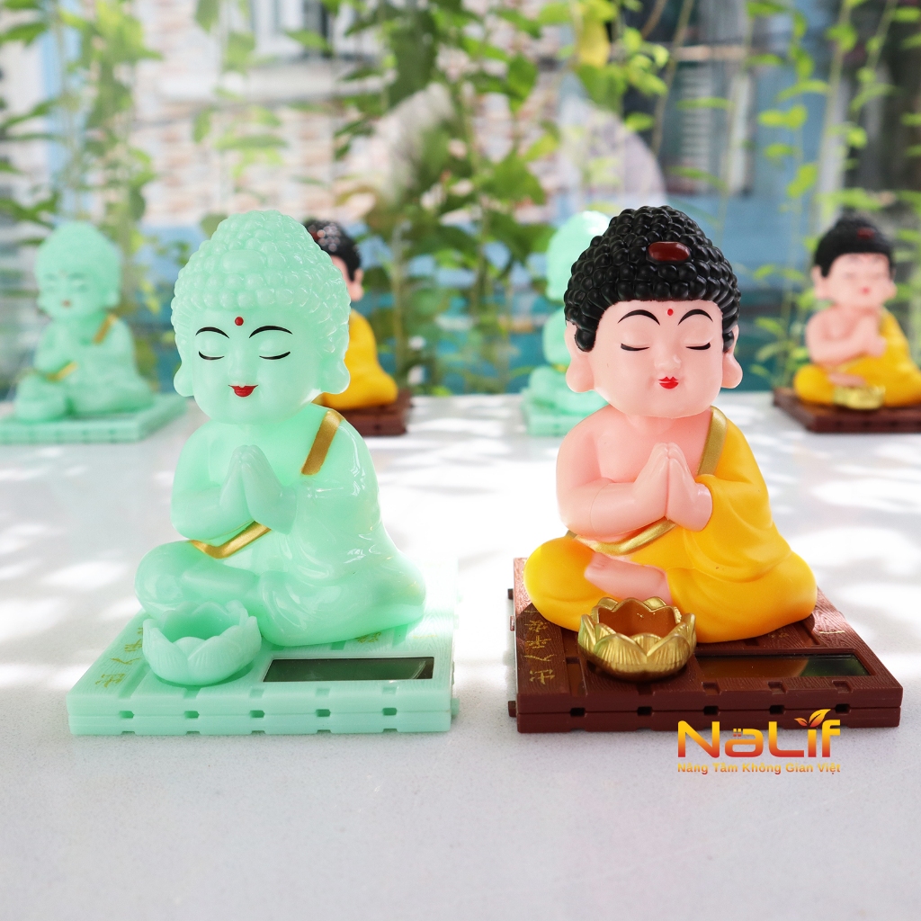 Tượng Phật Tổ Như Lai,Thích Ca Mâu Ni Gật Đầu Năng Lượng Mặt Trời - Mang lại bình an, phước lành