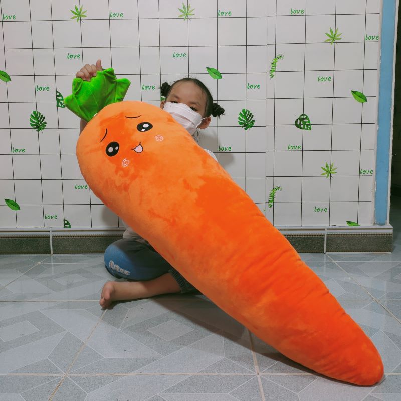 CÀ RỐT GỐI ÔM CÀ RỐT KHỔNG LỒ [120cm]
