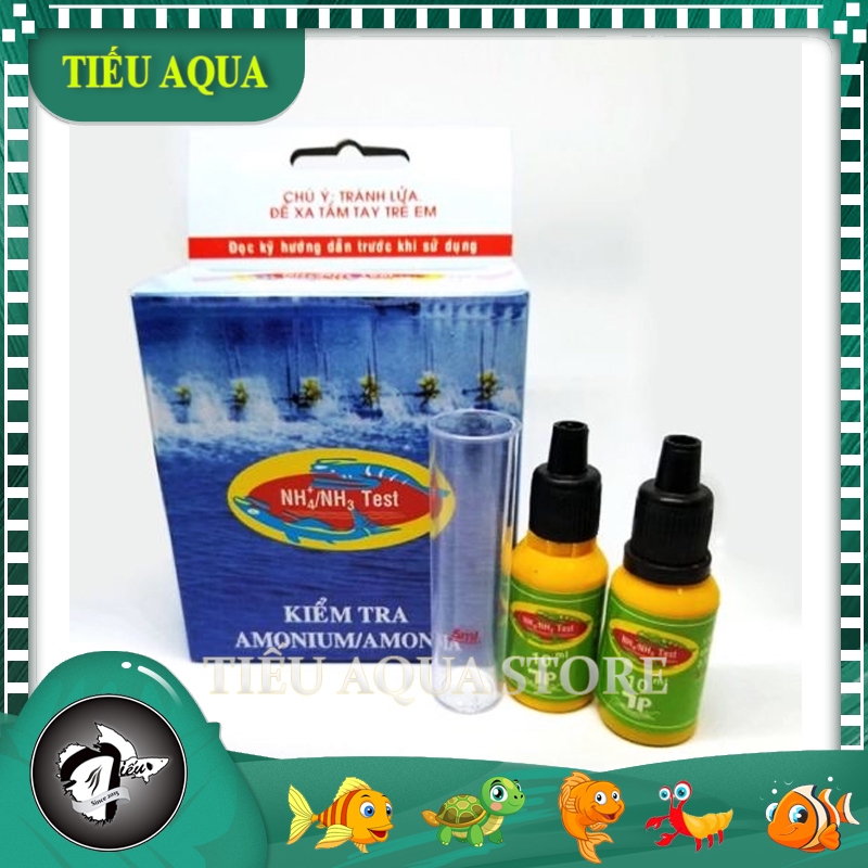 Dung Dịch Kiểm Tra nồng độ Amoniac trong nước - Test nồng độ NH3/NH4 cho hồ cá