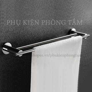 Combo 1 giàn khăn và 2 vắt khăn đôi inox 304