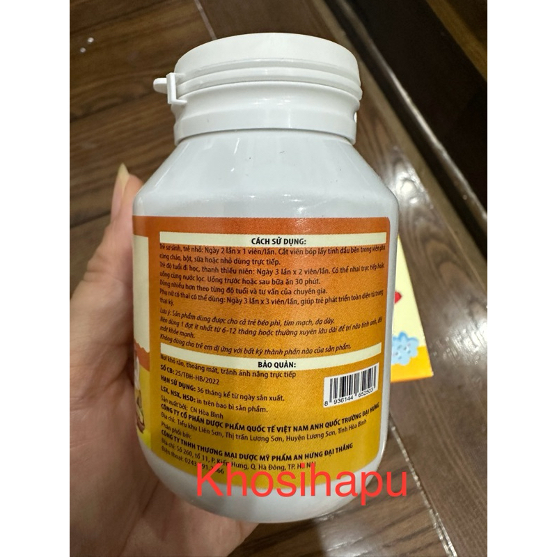 Kẹo viên bổ não Omega 3 Plus bổ sung DHA hỗ trợ phát triển não bộ, giúp tăng khả năng tập trung của trẻ, tốt cho não bé