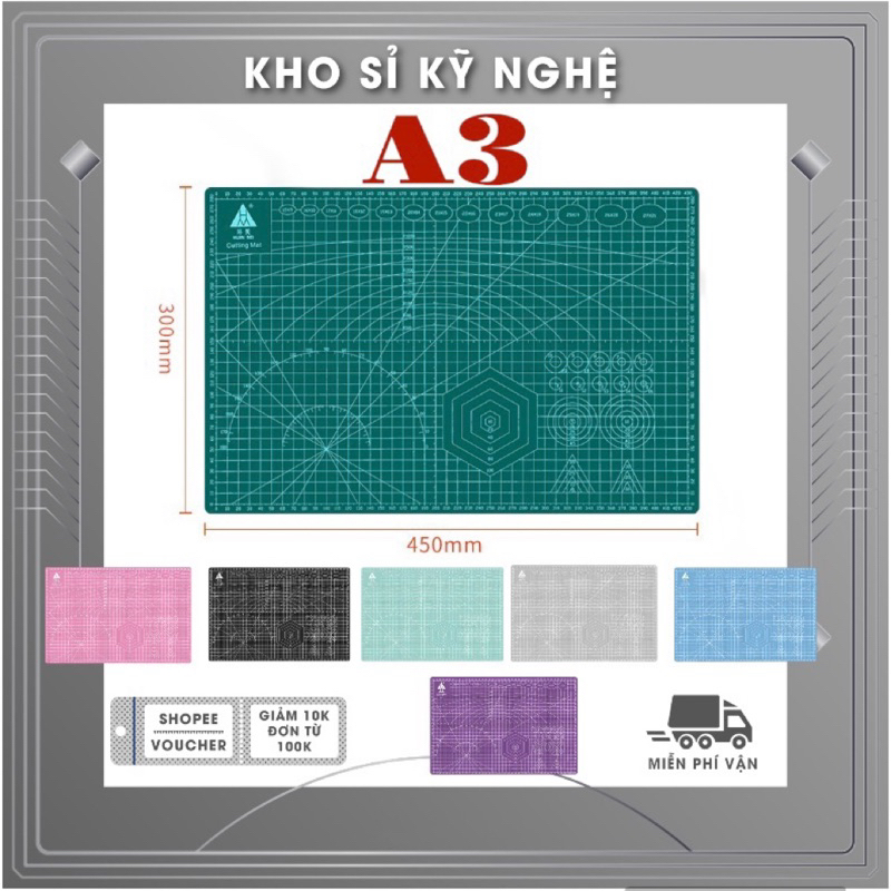   RẺ VÔ ĐỊCH  chuyên sỉ Bảng kê cắt tự liền A3 DIY Cutting Mat thủ công kê vải 