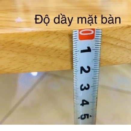 Bàn tròn gỗ cao su kích thước phi 70