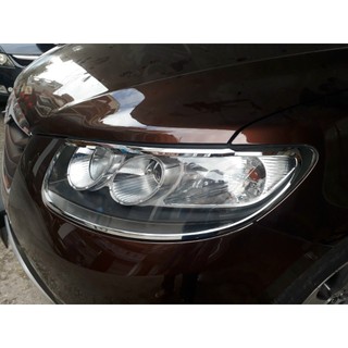 Ốp viền đèn pha, đèn hậu Santafe 2007-2012