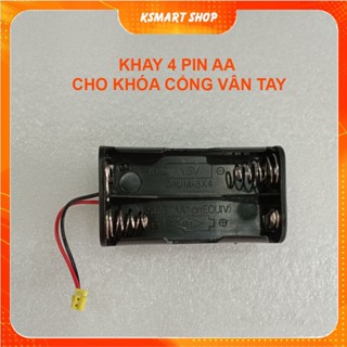 Khay pin AA cho khóa cổng vân tay