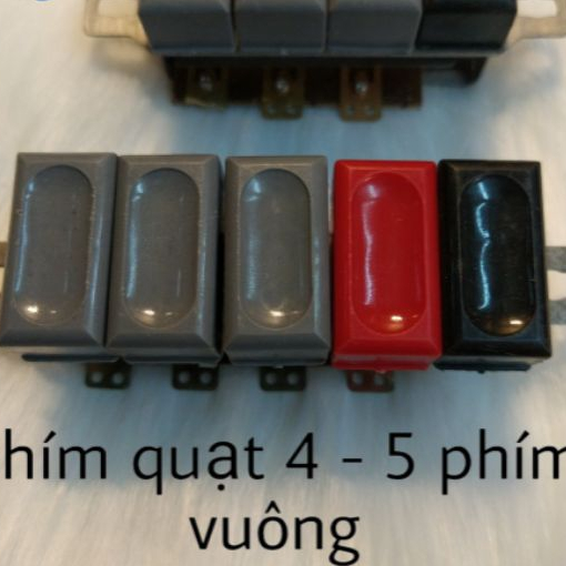 Phím quạt 4 nút vuông - phím 5 nút vuông