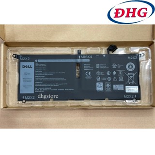 Pin laptop Dell XPS 13 9305 9370 9380 7390 7391 5390 5391 7490 P82G, Latitude 3301 DXGH8 H754W G8VCF 52Wh