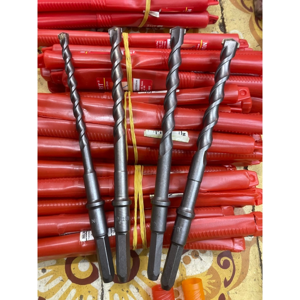 Mũi khoan bê tông đuôi lục giác 12x280mm, 14x280mm, 16x280mm,18x280mm,20x280mm,22x280mm,25x280mm