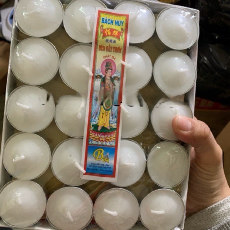 Nến đèn cầy, nến đốt tinh dầu 100 viên