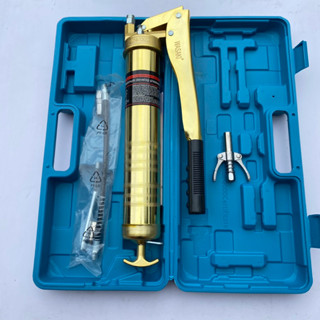 Bơm mỡ bò 2 ty 2 xy lanh piston 900CC dùng mỡ con sâu. mỡ hộp, mỡ tuýp, mỡ đóng chai XP-776, Bơm mỡ cầm tay, đầu bơm mỡ