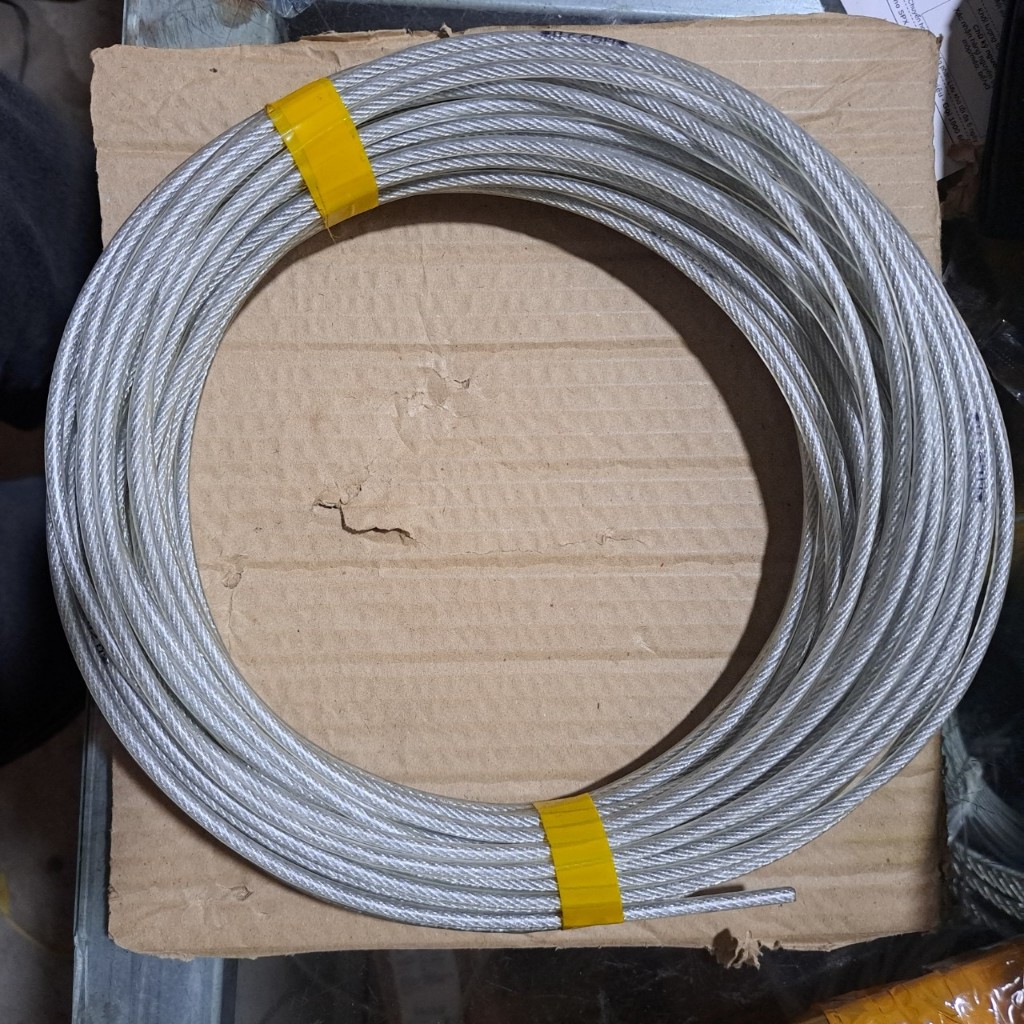 Dây Cáp Thép Bọc Nhựa 2MM, 3MM, 4MM ,5MM, 6MM, 8MM, Cáp Lụa Bọc Nhựa 2ly, 3ly, 4Ly, 5ly, 6ly, 8ly