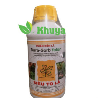Phân bón lá đạm sinh học Growmore Terra Sorb Foliar Siêu To Lá chai 1 lít