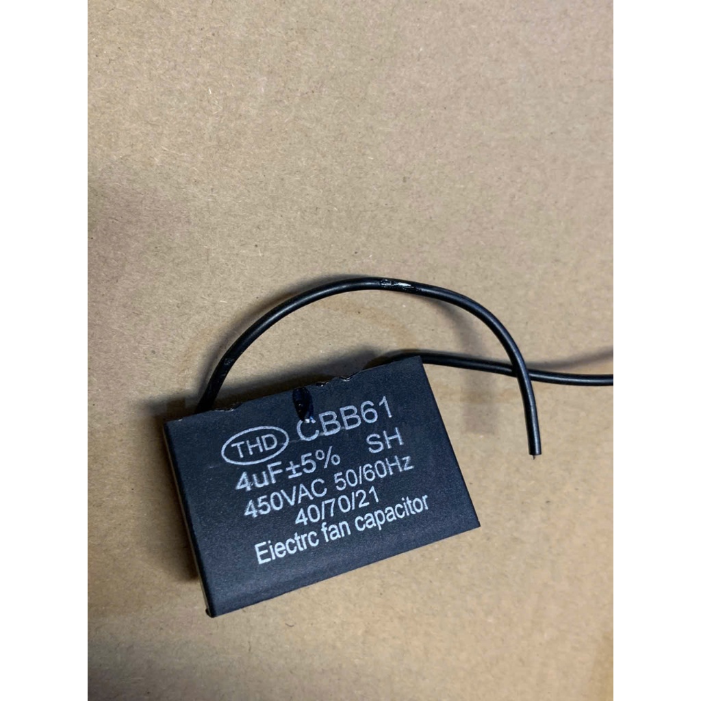 tụ quạt 450VAC 4uf hàng đẹp (5 chiếc)