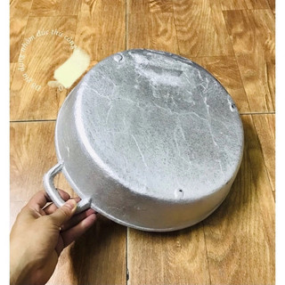 Chảo gang đúc đáy bằng đk 32cm