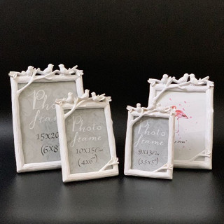 Bộ 4 Khung Ảnh Chim Trắng/Hồng Trang Trí Nhà Cửa, Decor Quán, Studio, Gia Tiên Tiệc Cưới, Sinh Nhật