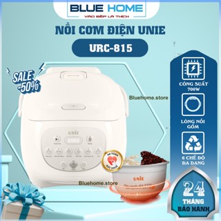 Nồi Cơm Điện Unie URC815, Lòng Nồi Gốm 1.5Lit - 6 Chế Độ Nấu, Hàng Chính Hãng