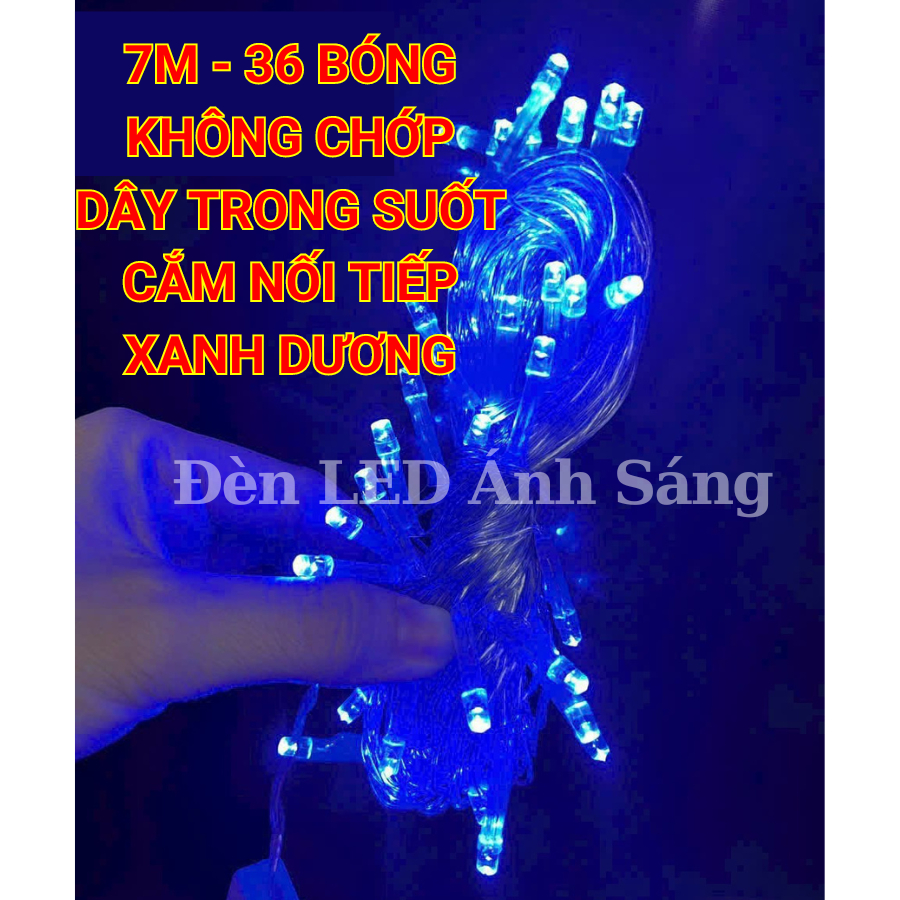 DÂY ĐÈN LED TRANG TRÍ NOEL 7M - 36 BÓNG KHÔNG CHỚP