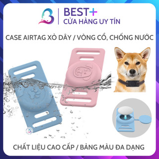Ốp Airtag Case Kín Kháng Nước Xỏ Vòng Cổ Chó Mèo Thú Cưng, Vỏ Bọc Bảo Vệ Airtag Luồn Dây BESTPLUS