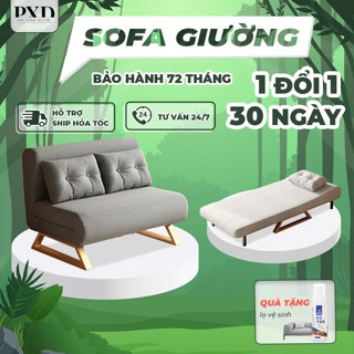 Ghế sofa giường khung sắt chắc, ghế giường gấp gọn thông minh, ngồi êm, ghế giường sofa BH 60 tháng