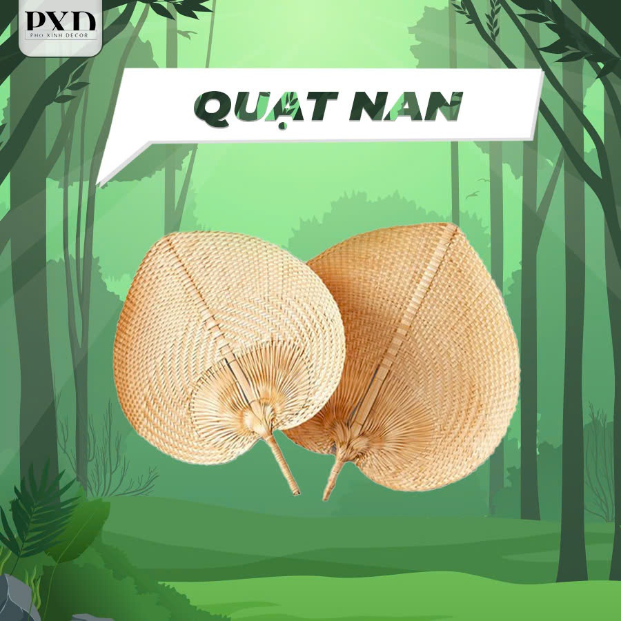 Quạt Nan Tre Lá Đề