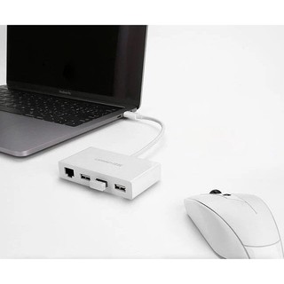 Bộ chia USB type C tích hợp cổng mạng LAN