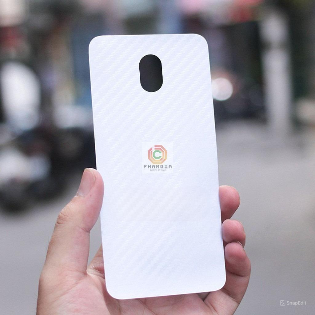 Miếng dán mặt lưng skin carbon Xiaomi Redmi 8A