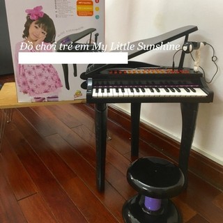 Đàn piano có micro cho bé size lớn màu đen