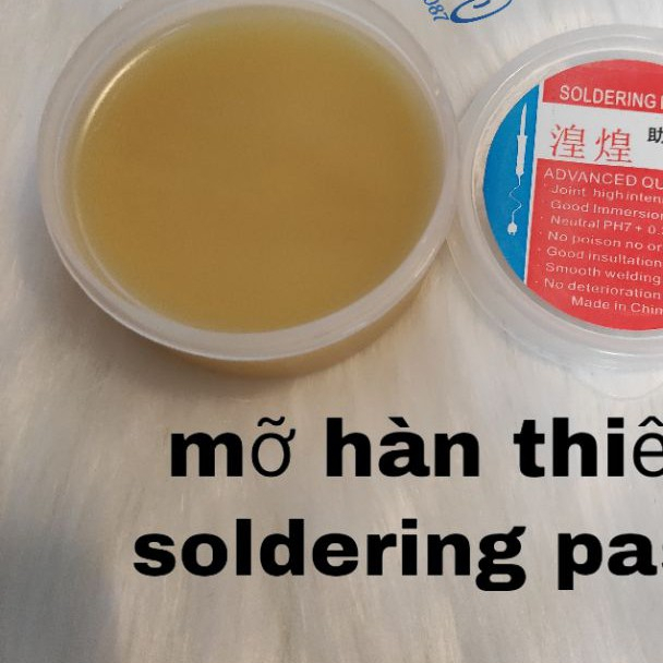 mỡ hàn thiếc hỗ trợ hàn mạch lọ to paste