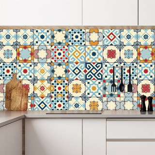  Decal Gạch Bông Set 30 ô 20x20 - Decal Dán tường Trang trí nhà cửa - Viet Decor 