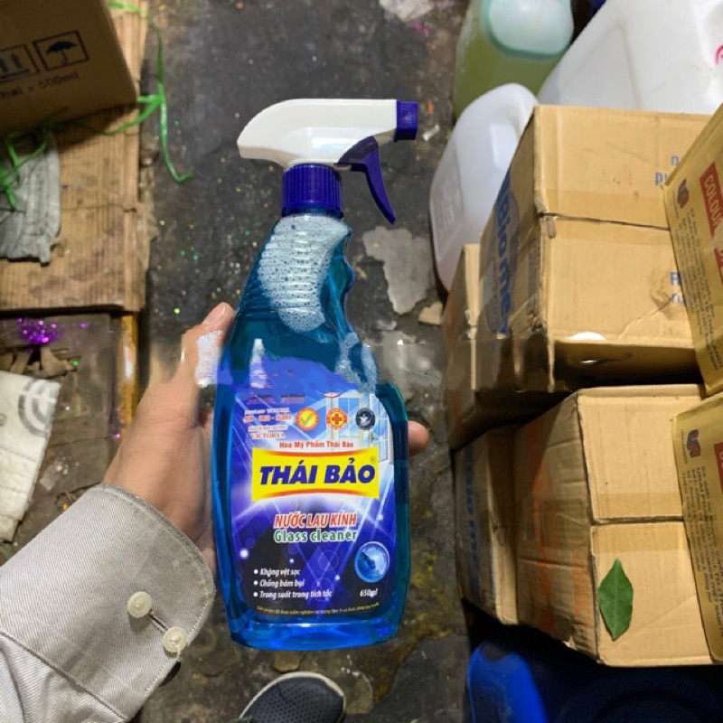 Nước lau kính Thái bảo 650ml