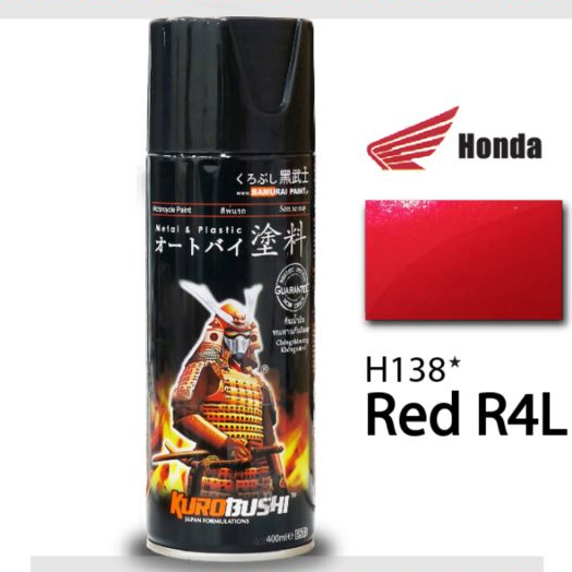 Sơn Samurai Màu Đỏ H138 (cần sơn nền bạc trước)