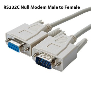 Cáp DB9 Serial RS232c Null modem Full Cross dài từ 1m đến 40m