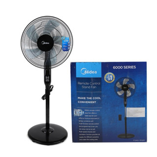 Quạt Đứng, Quạt Cây 5 Cánh Midea FS40-15QR (Quạt Điện Công Suất 55W, Chỉnh Gió 3 Tốc Độ, Có Điều Khiển Từ Xa)