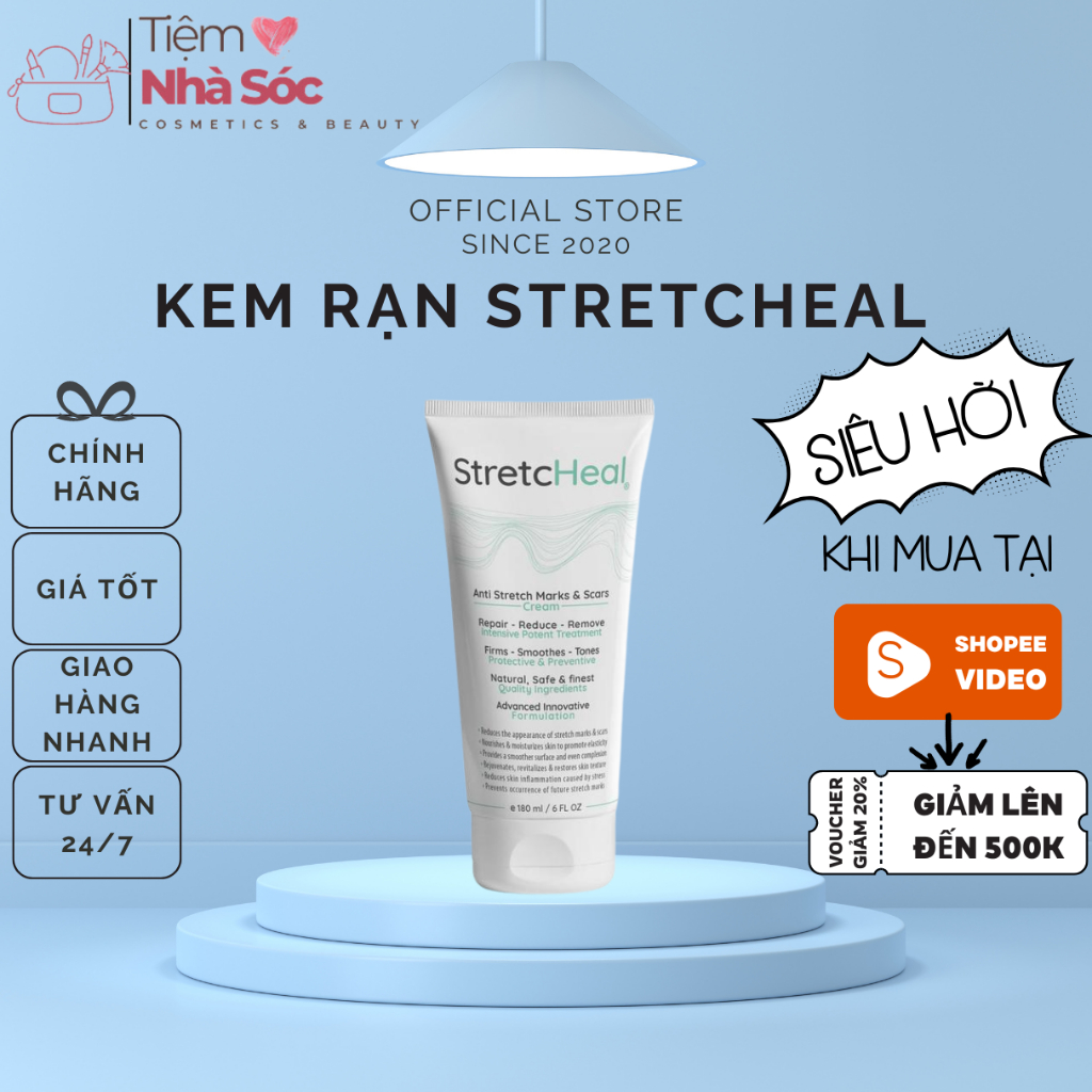 Kem rạn thần thánh Stretcheal 180ml (Hàng nhập khẩu chính hãng Made in USA)