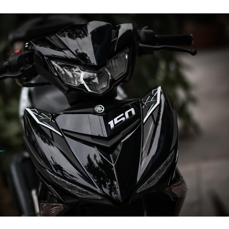 Tem rời Exciter 150 y15zr trắng đen Y15ZR