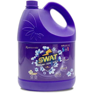 Nước giặt xả Swat romantic hương hoa thiên nhiên can 3.8kg