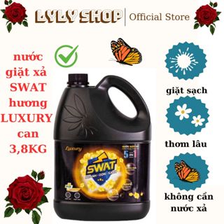 nước giặt xả swat can 3.8kg hương luxury