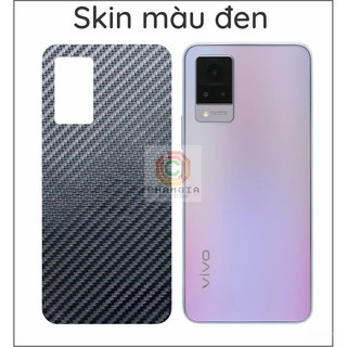 Miếng dán mặt lưng skin carbon Vivo V21 5G