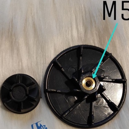 bánh răng sinh tố kiểu 1 ren m5