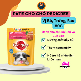 Pate cho chó con Pedigree công thức dinh dưỡng cho thú cưng