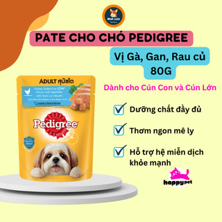 Pate cho chó con Pedigree công thức dinh dưỡng cho thú cưng