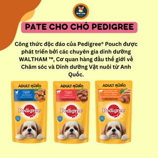 Pate cho chó con Pedigree công thức dinh dưỡng cho thú cưng
